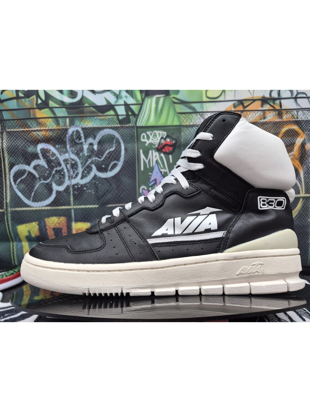 NEW Avia Legacy 830 High Black/White/Cloud Men's 13M Shoes  A830MBWS